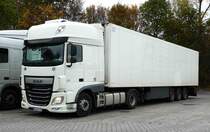 =DAF XF rastet im November 2016 in Fulda-Nord