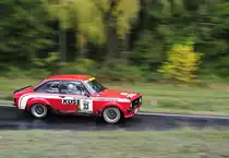 Peter Schumann & Fred Tiebe auf Ford Escort RS 2000 bei der  Youngtimer  39. ADAC Rallye Köln Ahrweiler 12.11.2016, Morgens -2° auf teils noch glaten Asphalt