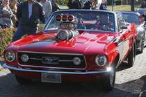 Ford Mustang Oldtimer bei Cars&Coffee in Düsseldorf, am 16.10.2016.