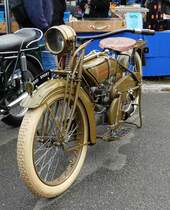 =Harley Davidson, Bj. 1920, gesehen bei dem Veterama 2016 in Mannheim, Juli 2016