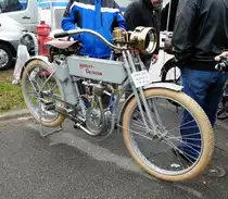 =Harley Davidson, gesehen bei dem Veterama 2016 in Mannheim, Juli 2016
