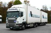 =Scania von  DE GIROLAMI  rastet im November 2016 auf dem Autohof Fulda-Nord