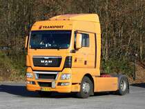 =MAN von  HT Transport  rastet im November 2016 auf dem Autohof Fulda-Nord