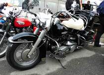 =Harley Davidson Electra Glide, gesehen bei dem Veterama 2016 in Mannheim, Juli 2016