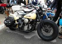 =Harley Davidson, gesehen bei dem Veterama 2016 in Mannheim, Juli 2016