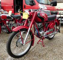 =Benelli, Bj. 1956, fotografiert im Juli 2016 anl. des Veterama in Mannheim