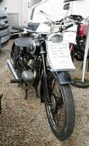 =DKW RT 125, Bj. 1954, fotografiert im Juli 2016 anl. des Veterama in Mannheim