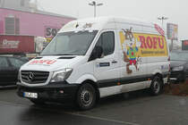 =MB Sprinter von  ROFU  steht im Dezember 2016 in Fulda