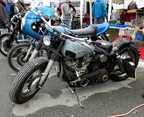 =Harley Davidson, gesehen bei dem Veterama 2016 in Mannheim, Juli 2016