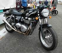 =Triumph Truxton 900, gesehen bei dem Veterama 2016 in Mannheim, Juli 2016