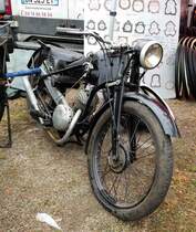 =unbekanntes Motorrad, gesehen bei dem Veterama 2016 in Mannheim, Juli 2016