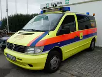 =MB Vito des ASB Mannheim, aufgenommen bei dem Veterama 2016 in Mannheim, Juli 2016