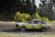 Nr.41 Opel Kadett C, Wolfgang HAUCK & Lisa KIEFER auf der Schotterpiste am Nürburgring, Youngtimer Rally Köln - Ahrweiler 12.11.2016