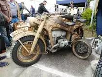=Zündapp-Gespann, gesehen bei dem Veterama 2016 in Mannheim, Juli 2016