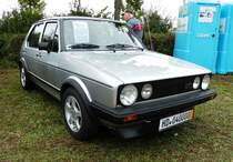 =Golf GTI, gesehen bei dem Veterama 2016 in Mannheim, Juli 2016