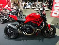 Ducati Monster auf der International Motor Show in Luxembourg, 18.11.2016