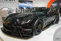Corvette bei Hankook auf der Essen Motor Show 2016.