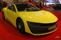 Rinspeed etos in Gelb auf der Essen Motor Show 2016.