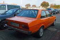 Ganz alter Audi 80 in Sahlenburg, 11.9.2015