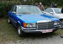 =MB W116, gesehen bei dem Veterama 2016 in Mannheim, Juli 2016