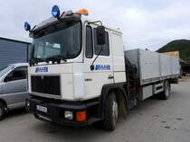 MAN 15.232 bei Namsskogan(Norwegen; 160720