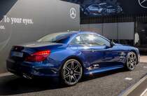 Mercedes-Benz SL400 (Rückansicht), fotografiert am 24.09.2016.