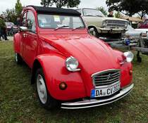 =Citroen 2CV, gesehen bei dem Veterama 2016 in Mannheim, Juli 2016
