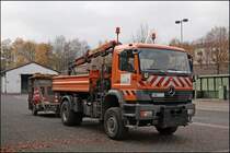 Atego 1828 auf der Meisterei der Autobahnmeisterei L�denscheid. (13.11.2008)