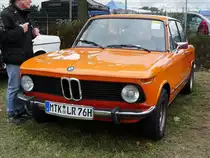 =BMW 1502, fotografiert bei dem Veterama 2016 in Mannheim, Juli 2016