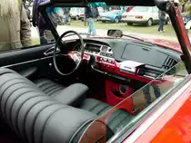 =Citroen DS Innenansicht, fotografiert bei dem Veterama 2016 in Mannheim, Juli 2016 