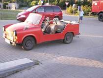 Einsatzfahrzeug Trabant 601 K�bel der FFw Schaprode/Insel R�gen im Einsatz bei einem Badeunfall in Schaprode