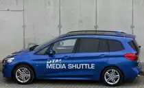 BMW 2 Grand Tourer als Media Shuttle. Foto: 24.09.2016.