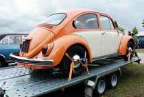 =VW Käfer, fotografiert bei dem Veterama 2016 in Mannheim, Juli 2016