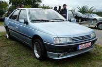 =Peugeot 405 SR, fotografiert bei dem Veterama 2016 in Mannheim, Juli 2016