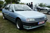 =Peugeot 405 SR, fotografiert bei dem Veterama 2016 in Mannheim, Juli 2016