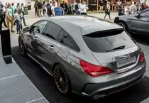 Mercedes-Benz AMG CLA 45 Shooting Brake, Rückansicht.