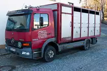 Mercedes Benz Atego 1023 Viehtransport Viechtach 31.12.2016