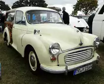 =Morris Minor 1000, fotografiert bei dem Veterama 2016 in Mannheim, Juli 2016