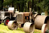 Deutz Stahlschlepper in der Moorausführung gesehen in Panningen ende Juli 2016