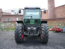 Fendt Xylon 522 wartet auf einen neuen Besitzer am 18.12.2008 in Fulda
