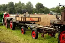 2 claas Huckepack gesehen in Nordhorn im August 2016