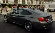 BMW M4 Coupé, Rückansicht, fotografiert am 24.09.2016.