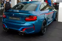 BMW M2 Coupé, Rückansicht, fotografiert am 24.09.2016.