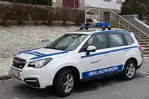 Subaru Forester Einsatzfahrzeug der  Die Länderbahn  Viechtach 02.01.2017