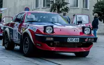Triumph TR7, fotografiert auf der 50. Mecsek Rallye, Oktober, 2016.