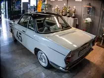 Die Erste Mecsek Rallye (im Jahre 1967) wurde von einem solchen BMW 700 gewonnen. Foto: Sonderausstellung zu der 50. Mecsek Rallye, Oktober, 2016.