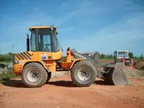 Volvo L 35B am 21.04.2007 auf einer Baustelle bei Besch