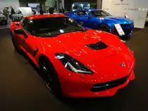 Chevrolet Corvette C7 Stingray auf der International Motor Show in Luxembourg, 18.11.2016
