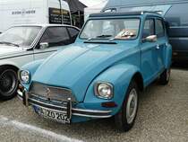 =Citroen Dyane, fotografiert bei dem Veterama 2016 in Mannheim, Juli 2016