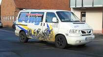 =VW T4 vom Radsporthaus SENG steht in 36100 Petersberg-Marbach, 12-2016